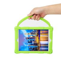 Dėklas iPad Mini 1 2 3 4 5 6 360 besisukantis stovas dangtelis iPad Pro ipad Air iPad 7 8 9 kartos Minkštas silikonas Vaikams draugiška rankena Diržas Peties dirželis Capa iPad Pro 9.7 inch