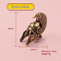Spartan Helmet Copper Souvenir Ornament for Home Decor black