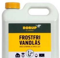 Borup neužšąlantis vandens sifonas 2,5 l – apsaugo nuo užšalimo iki -10 °C ir išdžiūvimo