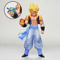 29.5cm/11.41in Anime Dragon Ball Z Gogeta Figure DBZ Gogeta Action Figure Statue Collectible Model Toy Gift brown