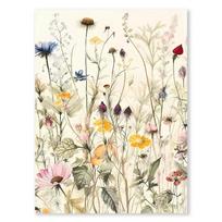 Šiuolaikinės laukinės gėlės Lapai Botaninė gamta Plakatai Akvarelė Drobės tapyba Svetainės Miegamojo Sienos meno paveikslai Namų dekoras 40X50cm