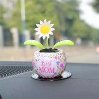 Car Decoration Electric Toys Flower Swinging Car Dashboard Ornaments Dancing Flower Solar Powered 03