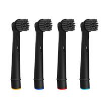 12 pcs. Bamboo charcoal heads for Oral B electric toothbrushes with rotation / Triumph / Advance Power black