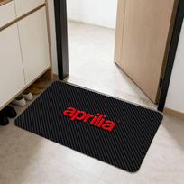 2026 Aprilia Racing Car Logo Motorcycle Bathroom Mat Room Bedroom Decoration Balcony Anti-Slip Doormat Living Room Welcome Rug 40cm x 60cm white