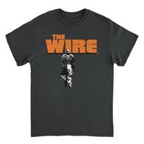 The Wire Omar Comin Mens T Shirt Black Officially Licensed Unisex T-Shirt M orange