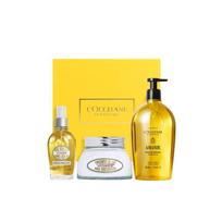 L'Occitane  Sweet Almond Shower Oil Body Lotion Treatment Set Soothing Skin Efficacy 250ml Set Oil Set Set 500ml 100ml 200ml