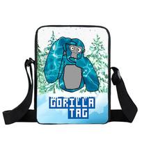 Funny Game Gorilla Tag Print Crossbody Bag Anime Cartoon Shoulder Bag Girls Casual Fashion Handbag Mobile Phone Bag Purses Gift blue