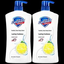 Safeguard Healthy & Purifying Shower Gel blue