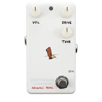 Animals Pedal Surfing Bear Overdrive Overdrive Guitar Effect Pedal - white