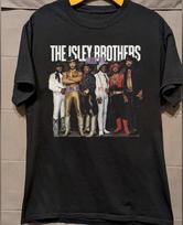 The Isley Brothers Vintage Soul Funk R&B Album Cover Graphic T-Shirt XXXL black
