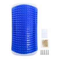 Cat Scratching Mat Remove Floating Hairs Scratch Pad Reusable U Shape Furniture Protector for Pet S blue