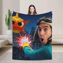 Danny Go Šilta minkšta antklodė Vaikams pliušinė pledinė antklodė Naujoviškas sofos kėdės flanelinis lovatiesis sofos lovos užvalkalas 180x230cm