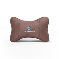 Suede Headrest Car Breathable Memory Foam Neck Pillow For VW Golf Polo Tiguan Touran Jetta Passat CC T5 GTI Magotan Arteon Caddy Wv5 ruda
