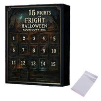31 Nights of Fright Halloween Countdown Calendar with Figurines 7/15/31 black
