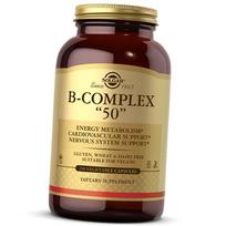 B grupės vitaminai, B kompleksas 50, Solgar 100 daržovių kepurėlių (36313003) 250vcaps