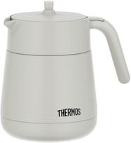 Termosas Vakuuminis Izoliuotas Arbatinukas su Šviesiu LGY Sieteliu, 700ml, Pilkas, TTE-700
