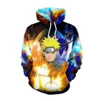 Anime Naruto Megztiniai su gobtuvu Vyriški megztiniai Hatake Kakashi 3D Hoodies Streetwear Unisex M blue