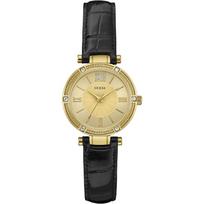 GUESS Park Ave South Gold Leather Ladies Quartz W0838L1