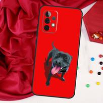Staffy Staffordshire Bull Terrier For Samsung Galaxy A56 A36 A26 A16 A05 A06 A22 A32 A52 A54 A34 A14 A55 A15 A53 A33 A35 Case Samsung A16 beige