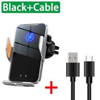 Automatinis 30W belaidis automobilinis įkroviklis iPhone 14 13 12 11 XR X Samsung Infraraudonųjų spindulių indukcinis greitas automobilinis įkrovimas Telefono laikiklis tvirtinamas gray