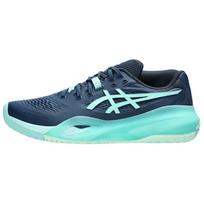 ASICS GEL RESOLUTION X Tennis Shoes Men's Night Sky/Illuminated Mint 42 blue