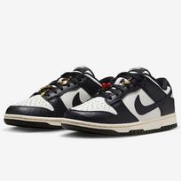NIKE Women's Casual Skateboarding Shoes, DUNK Sneakers HQ7487-100 37.5 balta/juoda