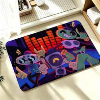 Game D-D-Deltarune Shower Room Absorbent Small Floor Mat Soft Comfortable Decorative Foot Mat 43X75CM