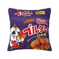 Pillow Cover Spicy Chicken Noodles Buldak Hot Chicken Flavor Ramen Cushion Cover Pillow Case For Car Home Decorative Pillowcases 20x20Inch