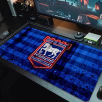 Ipswich Town Football Club Mouse Pad Large Gaming Table Cushion Non-slip Laptop Tablet Big Mousepad XXL Mat Mini PC Playmat With Lock edge_xia 30cmx80cm(11.8x31.5inch) blue