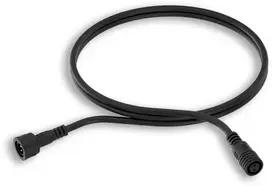 Philips Ilginamasis laidas 2 m, juodas, polivinilchloridas (PVC), sodui, terasai, terasai, sodui, šiuolaikinis, 80 g