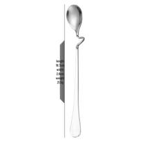 abay Stainless Steel Bent Handle Hanging Cup Coffee Spoon gray