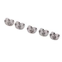 100PCS Earring Backs Replacement Stainless Steel Ear Stud Stoppers Low Allergenicity 8mm