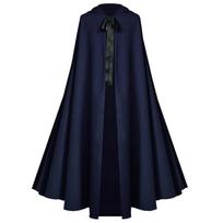 New medieval grim reaper cos cape, halloween stage costume cosplay S black