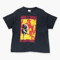 Vintage Guns N' Roses 1991 'Use Your Illusion' RARE Double Sided T-Shirt (XL) S black