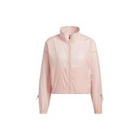Adidas Neo Aug Wb 1 Striped Splicing Lightweight Sports Stand Collar Jacket Women Jacket Pink H18594 XL