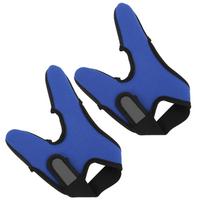 2Pcs Fishing Gloves 2 Finger Protector Nonslip Breathable Outdoor Fishing Gear Supplies black