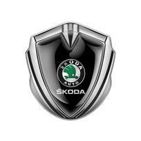Automobilio stiliaus metalinis skydo emblema Automobilio sparno šoninė uodegos kėbulo lipdukas Skoda Octavia A5 3 2 VRS Vision Kodiaq Favorit Rapid Fabia kyhj94
