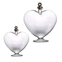 Heart Shape Wine Decanter Borosilicate Glass Bottle Wine Dispenser Enhances Flavor And Aesthetic Appeal Home Decors white