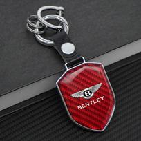 Anglies pluošto „B-Bentley-B“ automobilio raktų pakabukas, skirtas „Bentley Continental GT MULLINER“, „Bentayga Flying Hurtling Spur“. black
