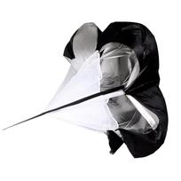 Running Parachute for Training, and Sprint Workout One Size juoda