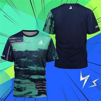 „Lake Spot“ stalo teniso drabužiai vyriški marškinėliai badmintonas tenisas greitai išdžiūsta trumpomis rankovėmis vyriški kvėpuojantys marškinėliai Stalo teniso klubas 6XL green
