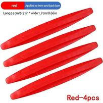 4pcs Car Bumper Protector Strip Guard Corner Protection Strips Scratch Protector Crash Anti Collision Auto Accessories