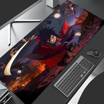 Gaming Mouse Pad Naruto Madara Uchiha Large Xxl Computer Mousepad Desk Mat Pc Anime Carpet Keyboard Gamer Accessories Table Pad 800x300x2mm black
