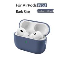 Apple AirPods Pro 3 Silicone Protective Case - Anti-Drop Bluetooth Headset Cover AirPods Pro 3 white