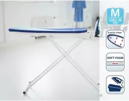 Leifheit Air Active Medium pakaitinis užvalkalas lyginimo lentai 118 x 38 cm - Mėlyna Flow
