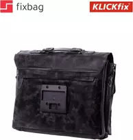 Fixbag fb1_47194 verslo krepšys su adapterio plokštele, skirta visiems klickfix variantams (nepridedama) arba su klickfix prailginimais dviračiui, e. dviračiui, e. paspirtukui ir vairams, juodas, su klickfix adapterio plokštele