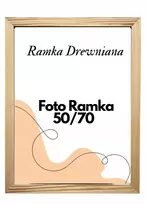 Plakatas Rėmelis 50x70 foto rėmelis medinis 70x50 plakatui žemėlapiui nuotraukai