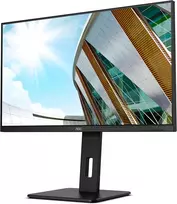 Aoc U32p2 - 32 colių Uhd monitorius, reguliuojamo aukščio (3840 x 2160, 75 Hz, Hdmi 2.0, Displayport, Usb šakotuvas) juodas