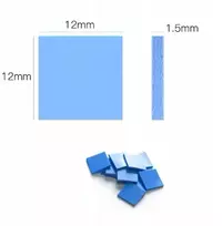 Termopadas Thermopad rinkinys 9vnt 12x12x1.5mm 10w/mk aušinimas