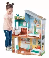 Kidkraft Emily medinis lėlių namelis su baldais